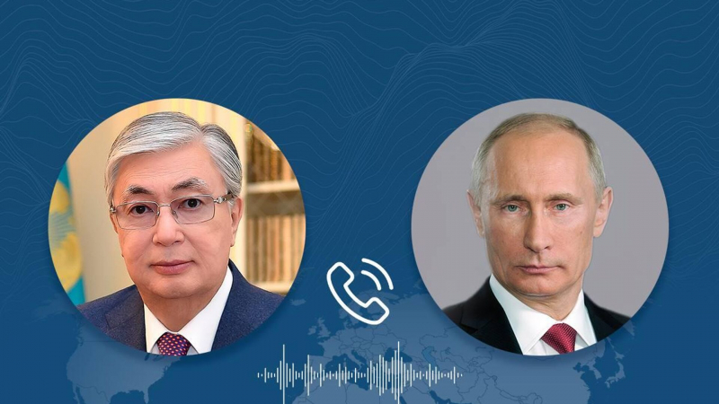 Токаев по телефону поздравил Путина с итогами встречи в Анкоридже