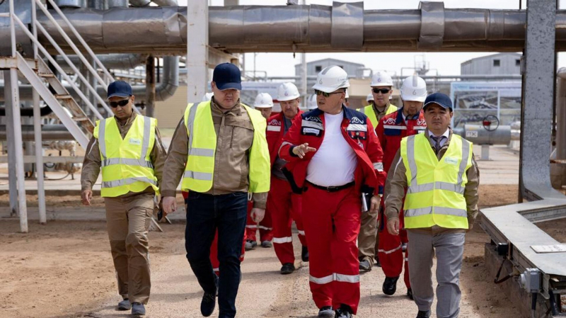 Новый газовый проект запустили на месторождении Тузколь в Кызылординской области