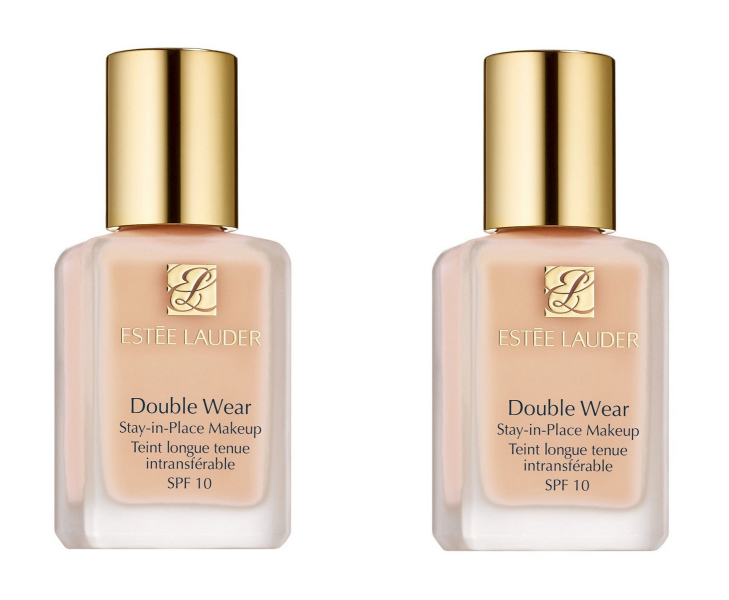 Estee Lauder Double Wear Stay-in-Place Makeup SPF 10 Duo Set - 1W1 Bone Набор из двух устойчивых тональных кремов для лица